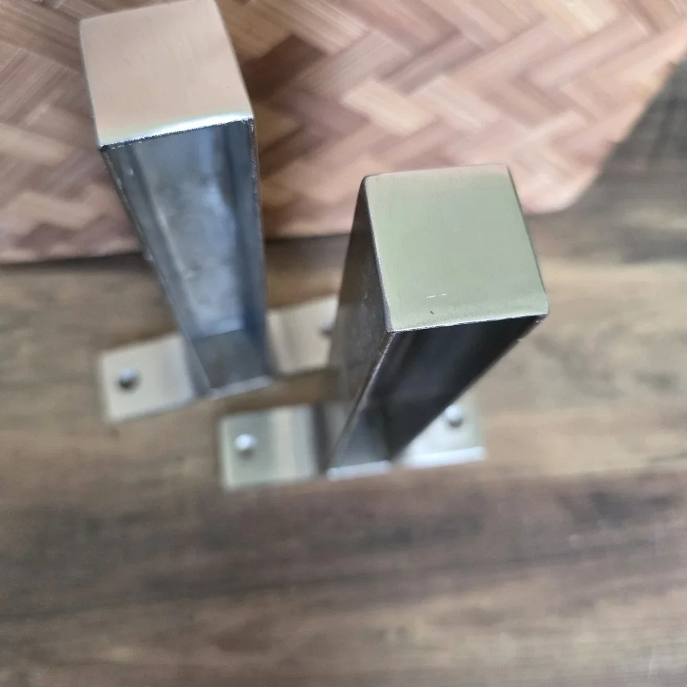 ONE Pair IKEA Ekby Bjarnum 21089 Floating Shelf Brackets‎ Stainless 7.75